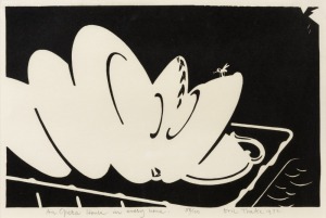 ERIC THAKE (1904-1982), An Opera House in Every Home, linocut, 38/100, signed lower right "Eric Thake, 1972", 16 x 23cm, 35 x 41cm overall