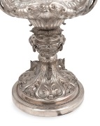 STEPHEN GEORGE HENTY Esq. Spectacular sterling silver presentation trophy, 78cm high, 44cm wide, 7.65 kilograms. - 9