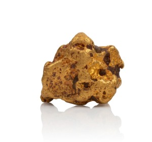 A beautiful West Australian natural gold nugget, as found, 3.8cm wide, 72.60 grams total.