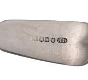 ALEXANDER DICK rare set of three Colonial Australian silver tablespoons with engraved monograms, circa 1830s, stamped "A.D." with crowned leopard and date letter "E", lion passant and monarch's head, ​​​​​​​22.5cm long, 246 grams total. - 5