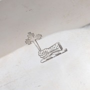 DRUMMOND & Co. antique Australian sterling silver cushion topped table cigar box, circa&nbsp;1880s, stamped numerous times "D. & Co. STERLING". Solid silver walled construction throughout, 8cm high, 28cm wide, 11.5cm deep, an impressive 1475 grams silver weigh - 2