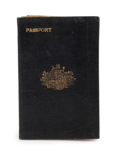 SIR JOSEPH COOK'S DIPLOMATIC PASSPORT as AUSTRALIAN MINISTER for the NAVY, 1918-19, This very important diplomatic passport was the document carried by Cook, while participating in the Imperial War Conference in London in 1918 and in the negotiations that