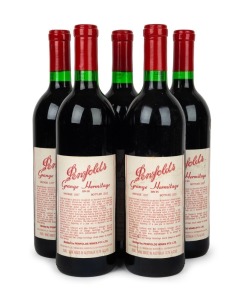 PENFOLDS GRANGE HERMITAGE, Bin 95, 1987 vintage, 750ml, 5 bottles
