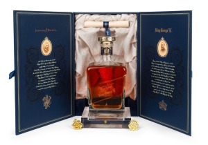 JOHNNIE WALKER "King George V" Blue Label, 750ml, limited edition in presentation box with papers