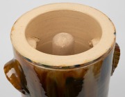 BENDIGO POTTERY mottled glazed water filter emblazoned "The Abbott Filter, Patented", with original insert and filtration rods, 19th century, 42cm high - 4