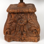 An antique Spanish bronze three quarter deck cannon, mid 18th century, with later timber mount, 81cmm long - 2