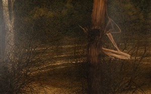 MICHAEL SCHLIEPER&nbsp;(1947- ), Yarra Bank Calligraphy, oil on canvas, signed lower right "M. S." and titled verso with gallery label, 75 x 121cm, 82 x 127cm overall