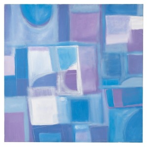 DEREK ERSKINE (1973 - ), Coffs Harbour On Moonlit Night, oil on canvas, signed and titled verso, 100 x 100cm