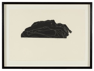 JOHN RYRIE (b.1961), Vanessa, linocut, editioned&nbsp;3/40, titled, signed and dated 2003 in pencil below the image, 44.5 x 65.5cm (paper); framed 58 x 78cm.