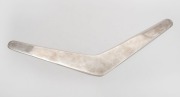 An antique Australian silver boomerang, 19th/20th century, stamped "STG. SILVER", ​​​​​​​29cm long, 128 grams.