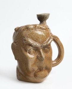 ROBERT MENZIES (12th prime minister of Australia from 1939 to 1941 and from 1949 to 1966), Bendigo Pottery character jug, limited edition 158/3000, ​​​​​​​18cm high