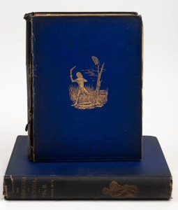 R. BROUGH SMYTH, The Aborigines of Victoria: With notes relating to the habits of the Natives in other Parts of Australia and Tasmania, [Melbourne: John Ferres Government Printer & George Robertson, 1878, 1st ed.] 2 volumes; blue morocco with gilt illustr