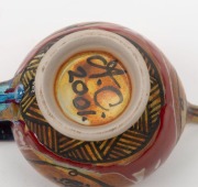 Two Australian studio pottery teapots, one example signed "A. C., 2001", the larger 21cm high - 4