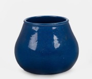 JOHN CAMPBELL pottery vase glazed in duck egg blue, incised&nbsp;"John Campbell, 1932", 10cm high, 13cm wide