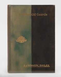 John Joseph KENNEDY, D.S.O., The Whale Oil Guards, [Dublin : James Duffy and Co., 1919, 1st ed.] 144pp + 26pp publisher's catalogue dated February 1919; green and black cloth with gilt titles and decoration. The book follows the 53rd Battalion&nbsp;AIF histor