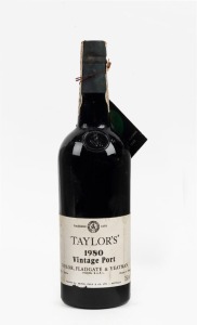 TAYLOR'S 1980 Vintage Port, 750ml, (one bottle).