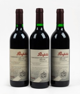 PENFOLDS&nbsp;Bin 707, Cabernet Sauvignon, 1998 vintage, 750ml, (3 bottles)