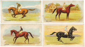 1906 Wills "Melbourne Cup Winners", almost complete set [38/45]. Poor/G.