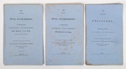 VICTORIAN GOVERNMENT BLUE PAPERS (1850s to 1860s): Regarding The Execution of Criminals, Prisoners, The Penal Department of the Colony, The Employment of Convict Labour, Executions,&nbsp;and Convict Transportation. (qty)