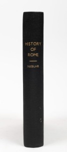 JOHN PASCOE FAWKNER (1792 - 1869), original pen autograph, dated Dec.1858, to the title page of "The Collected Lectures of B.G. Niebuhr" [London : 1852-53], rebound with new endpapers. Also signed by Fawkner in two other places (p.220 and p.440) In 1835 