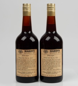 HARDY'S Reserve Bin 1951 vintage show port, 26 fl. oz., (2 bottles)