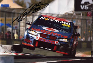 V8 SUPERCARS: Signed photographs, noted Garth Tander, Lee Holdsworth, Steven Johnson, Jamie Whincup, Craig Lowndes & Shane Van Gisbergen.