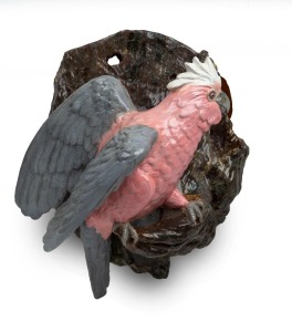 370 · BRUCE GOODE ceramic galah wall pocket, ​​​​​​​36cm high overall