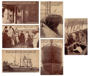 150 · THE BRITISH CONVICT SHIP "SUCCESS", series of six unused postcards
