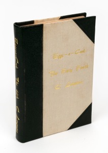 Cyril LONGMORE, Capt., "Eggs-a-Cook" - The Story of the Forty-Fourth : War as the Digger Fought It. [Perth : The Colortype Press, 184pp including photo plates, maps and illustrations; rebound in half-leather over cloth retaining the pictorial soft front c