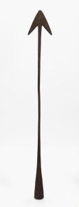 174 · Antique English whale harpoon with remnants of maker's stamp, 19th century, 81cm long