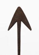 Antique English whale harpoon with remnants of maker's stamp, 19th century, 81cm long - 2