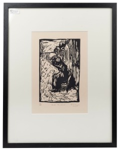 VICTOR GEORGE O'CONNOR (1918 - 2010), Winter Sunshine, linocut,&nbsp; editioned&nbsp;48/75, titled, signed and dated 1980 in the lower margin; also, Melons - Paris, linocut, editioned 2/50, titled, signed and dated 1980 in the lower margin. both framed and glazed, 