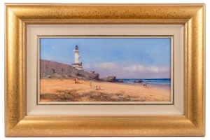 RICHARD CHAMERSKI (1951 - 2022), Early Summer - Point Lonsdale, oil on board, signed lower left; titled verso, 20 x 40cm; framed 41 x 61cm.