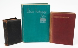 Robert Henderson CROLL (1869 - 1947), Wide Horizons - Wanderings in Central Australia, [Sydney, Angus & Robertson Limited, 1937, 1st ed.], original green cloth; dedicated "To C.C. [Charles Croll] with the regards of his brother, who wrote the book, R.H. C