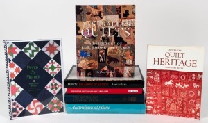 QUILTING & AUSTRALIAN ARCHITECTURE: eight vols. hardcover