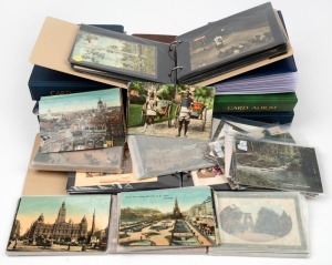 An album of Australian Artist Cards, mainly Turners; plus other Australian and foreign postcards and greeting cards in 10 other albums; all housed in a large carton. (100s).