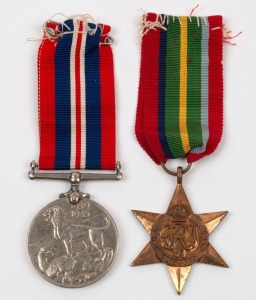 KING GEORGE VI, Pacific Star, together with the 1939-45 War Medal, both with ribbons and engraved to #156787 W.L. BOYD, Leading Aircraftman, R.A.A.F., with the letter from the Department of Air which accompanied the delivery of the medals. (2).