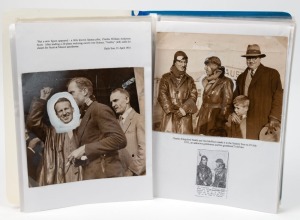 CHARLES KINGSFORD SMITH: A collection of original press and publicity photographs including images relating to the 1928 Trans-Pacific flight with Ulm, Warner and Lyon, Kingsford Smith & Jim Mollison in 1931, Kingsford Smith and Dickson 1932,&nbsp;Kingsford Smi