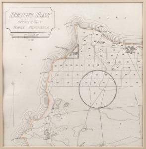 Various maps and charts, including "Berry Bay, Spencer Gulf", "South Australia", South-Eastern Australia, Stawell Gold Field, Beechworth, etc. Various sizes; mixed condition. (11 items).