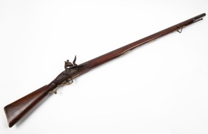 East India Company Fusil of carbine bore with a Baker's Pattern lock. circa 1819 - 1832, 130cm long&nbsp;