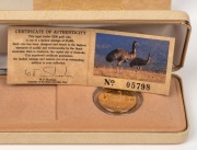 TWO HUNDRED DOLLARS, 1991 $200 gold Emu, Proof; in original box of issue. - 2