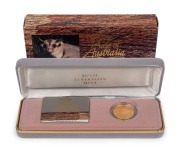TWO HUNDRED DOLLARS, 1993 $200 gold Squirrel Glider, Proof; in original box of issue.