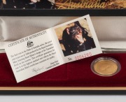 TWO HUNDRED DOLLARS, 1994 $200 gold Tasmanian Devil, Proof; in original box of issue. - 2