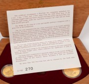 THE AUSTRALIAN NUGGET 2004 PROOF SET OF FIVE COINS featuring the $100 (1oz) "Eureka Stockade", plus $50, $25, $15 and $5 Kangaroos, all attractively presented in the original timber case of issue accompanied by the Certificate of Authenticity which identi - 2