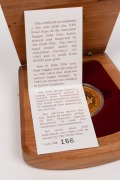 The Australian Nugget 2005 Gold Coin Proof&nbsp;$200 (2oz) "Kangaroo", in original timber box and packaging, together of Certificate of Authenticity identifying the coin as No.166 of only 200 produced. - 2
