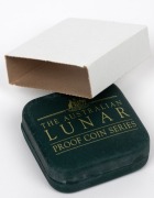 2002 YEAR OF THE HORSE: AUSTRALIAN LUNAR GOLD BULLION COIN PROOF $25 (1/4oz) in the original silk-lined case of issue and accompanied by a Certificate of Authenticity indicating that this is coin No.0070. - 3