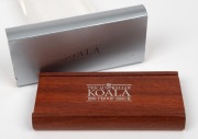 1989 $50 Koala Platinum&nbsp;Proof, No. 4023&nbsp;of 2,992, in Australian jarrah timber case of issue. - 2
