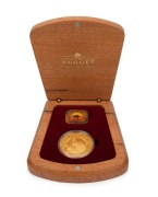 THE AUSTRALIAN NUGGET 2000 PROOF "KANGAROO" $200 (2oz) coin, attractively presented in the original timber case of issue and packaging; accompanied by a plaque which identifies this as coin No.027 of only 275.
