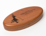 2003 AUSTRALIAN PROSPECTOR COLLECTION from The Perth Mint: comprising of the $100 (1oz) Canvas Town pure gold coin, an uncirculated 1903P Sovereign,&nbsp;and several loose Gold Nuggets weighing 7.34 grams. All presented in an oval-shaped timber case featuring - 3