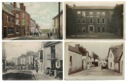 Postcards: BRITISH ISLES - EASTERN & SOUTHERN ENGLAND: Mainly photo types, some UDB,&nbsp;with many detailed early street views incl. Bampton, Winchester, Castleton, together with images of Norwich Eye Infirmary, Figheldean Post Office, Plymouth Observatory, s